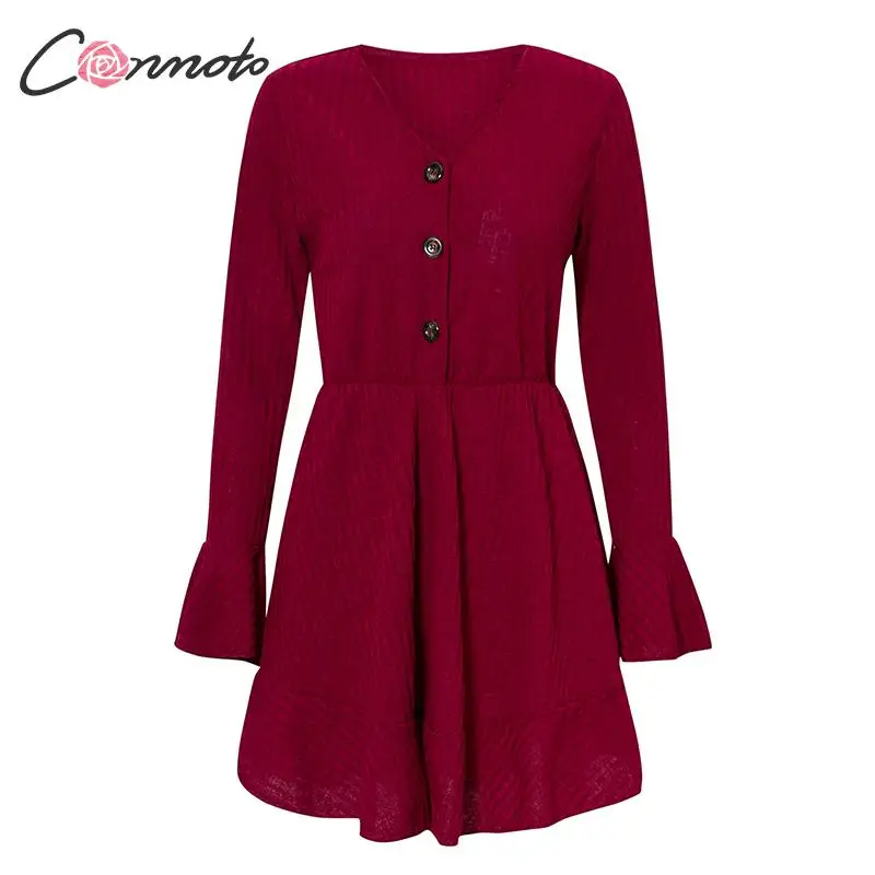 Conmoto Повседневные Вечерние трикотажные платья свитера женское платье 2019 зимние