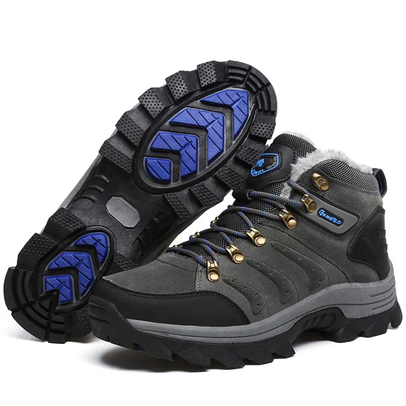 Мужские походные кроссовки Jackshibo зимние Нескользящие для альпинизма походов |