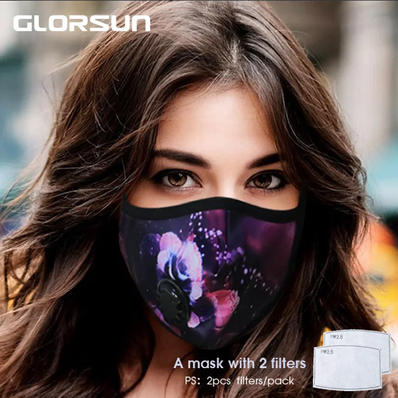 Противопылевой респиратор GLORSUN PM 2 5 многоразовый стирающийся унисекс против