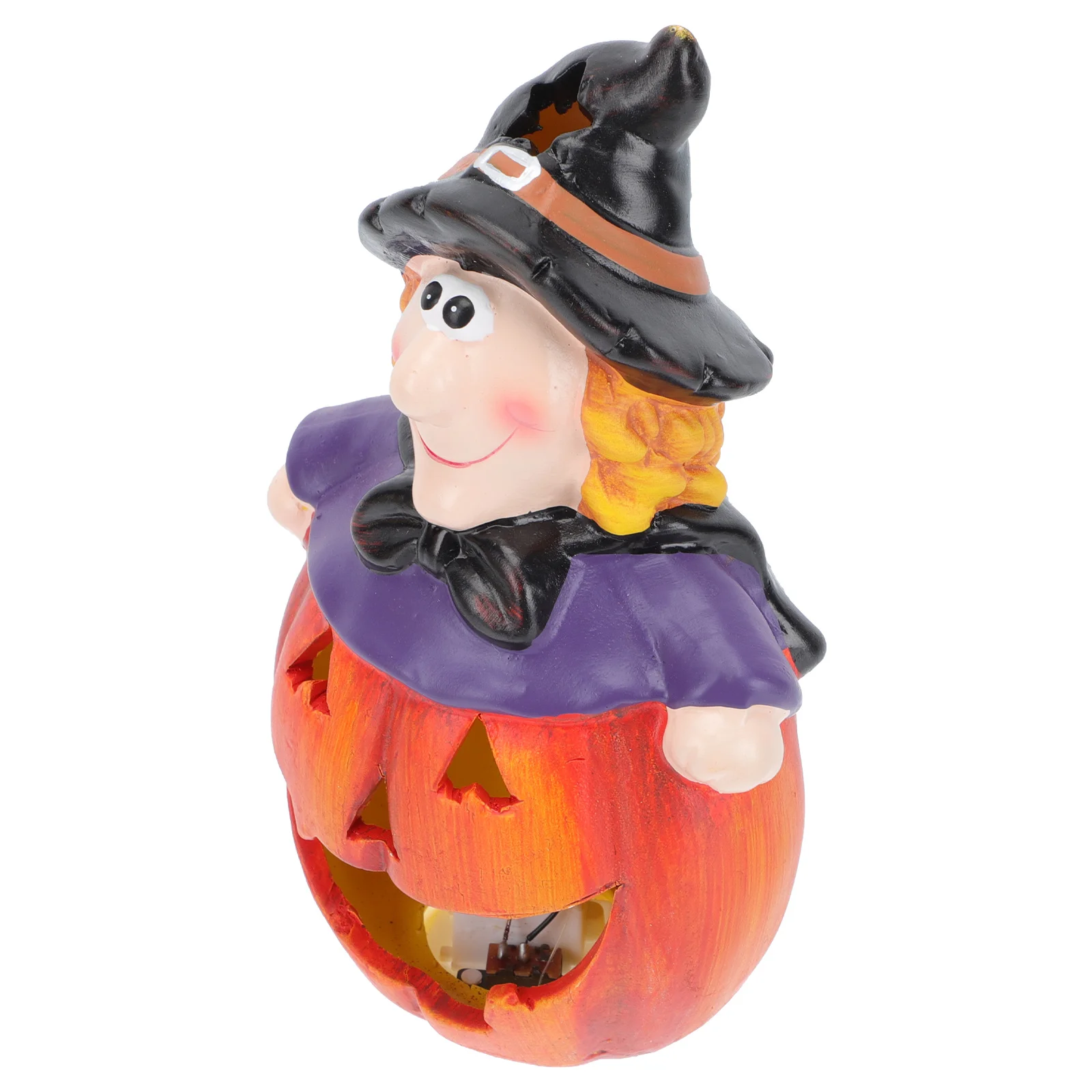 

1Pc Pumpkin Shaped Night Light Decorative Ceramic Lamp Party Supply