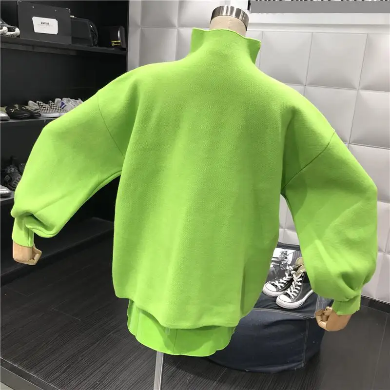 Z-ZOUX Women Sweater Lantern Sleeve Turtleneck Vintage Sweaters All Match Fashion Knitting Tops Autumn 2019 New | Женская одежда