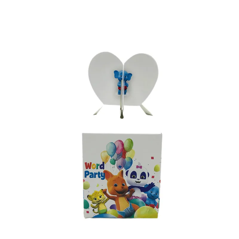 

6pcs cartoonWord party Candy box lovely Party Supplies Party Decoration Candy box Party Supplies Birthday Decoration Party