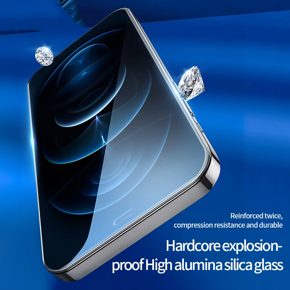HOCO 10 шт. для Apple iPhone 12 pro Max HD защитная пленка из закаленного стекла Защитный 3D чехол