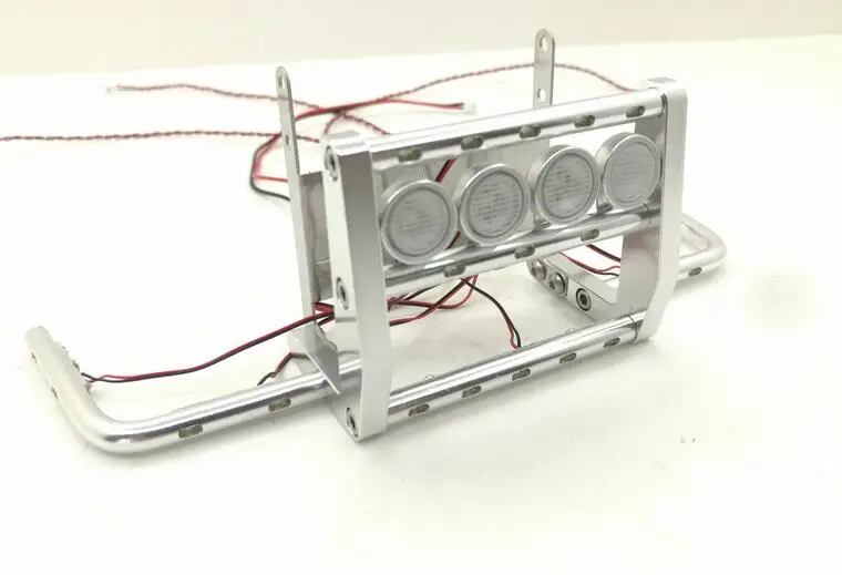 Бампер светодиодные фары наборы для 1/14 RC Tamiya трейлер трактор 56323 хобби R470 R620 R730 MAN