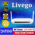 Leadcool Q9 Android 9,0 livego IP TV Box Amlogic S905W 1G 8G Smart TV Box 4K HD 1080P leadcool DATOO ip tv Доставка из Франции 2G 16G