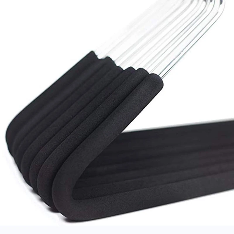 Открытый конец брюк Вешалки слабины вешалка для с нескользящей пены покрытием из