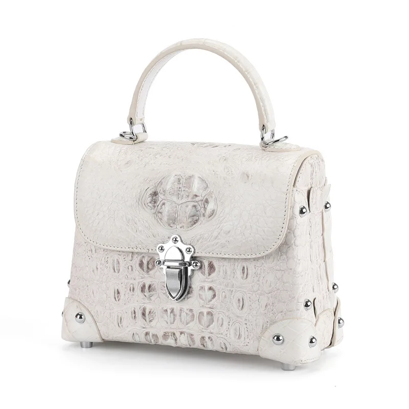 

2021 new Siamese crocodile leather handbags fashion all-match single shoulder messenger bag ladies handbag