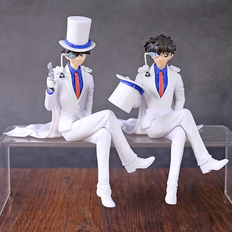

Версия детектива Конана сидя Kaitou Kiddo ПВХ Коллекция моделей кукол подарок на день рождения игрушки