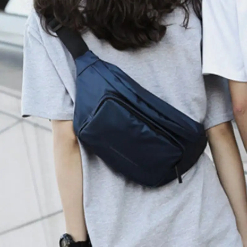 

Unisex Waist Bag Fanny Pack Street Style Chest Packs Fashion Waterproof Crossbody Bag Waist Pack Phone Pocket