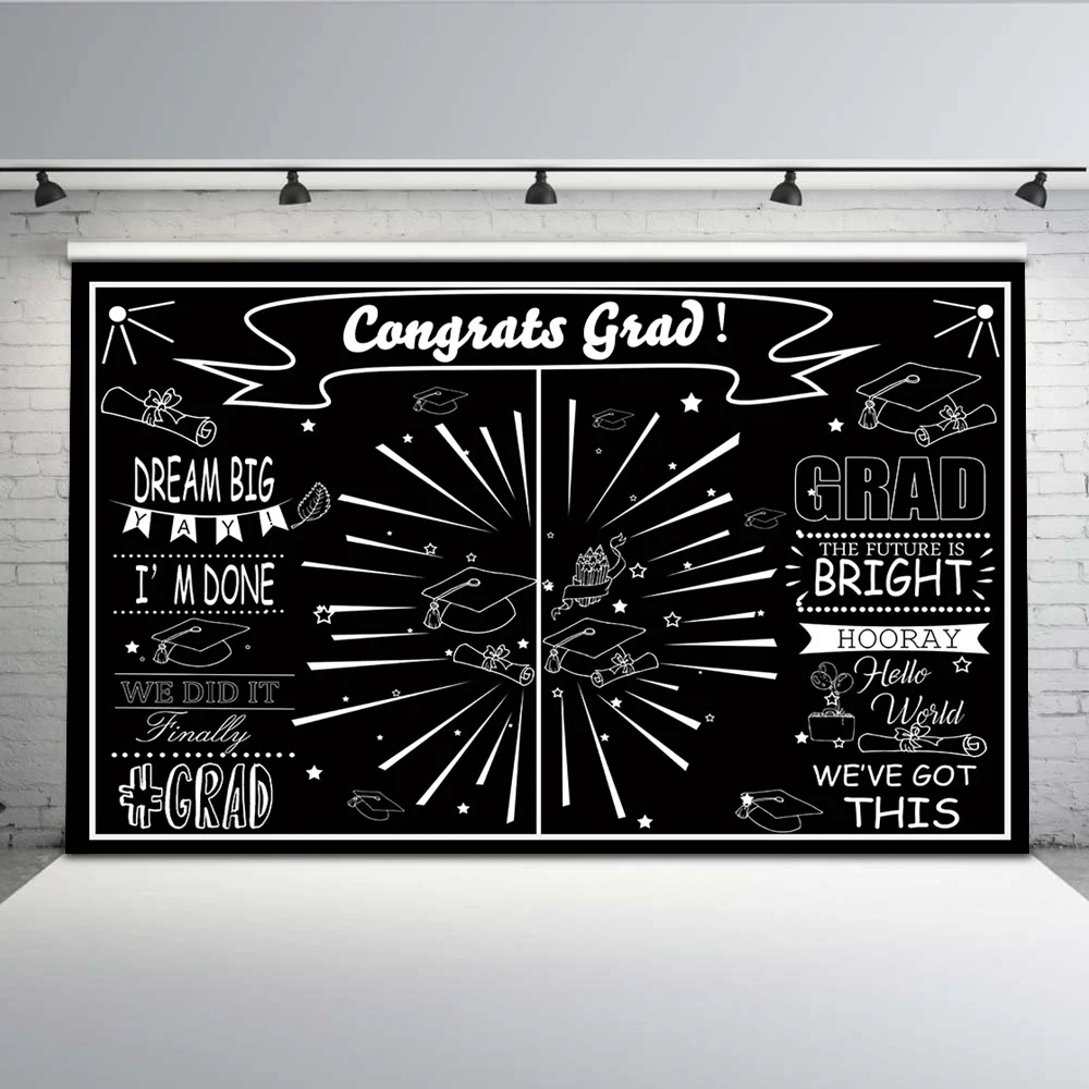 

MOCSICKABack для школьной фотосъемки, черная доска, выпускной Фотофон для фотостудии