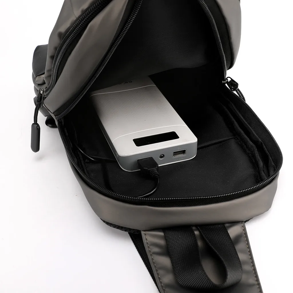 Aelicy, брендовая нагрудная сумка, USB мессенджер, сумки через плечо для мужчин, сумка на ремне, водонепроницаемая, короткая, для путешествий, для мобильного телефона, вертикальная сумка
