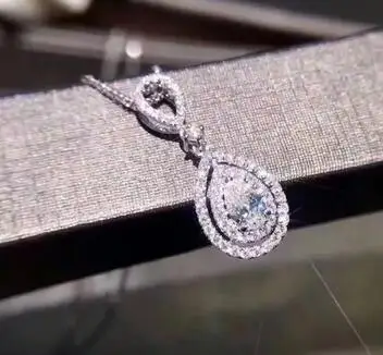 

Ожерелье женское из серебра 925 пробы с фианитами