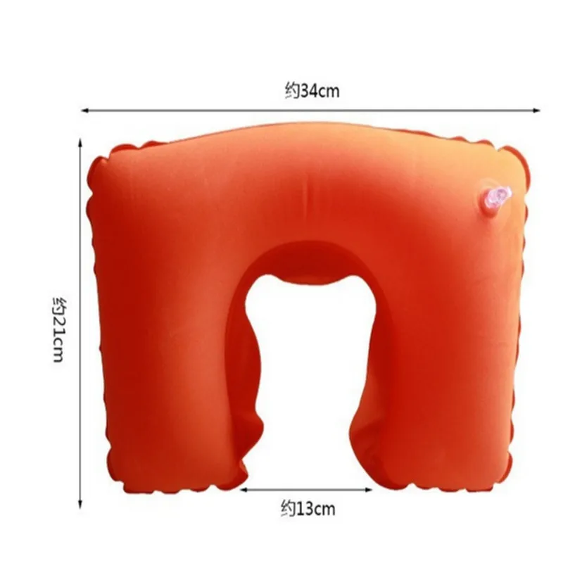 Туристический надувной коврик U-образная подушка для шеи путешествий офиса