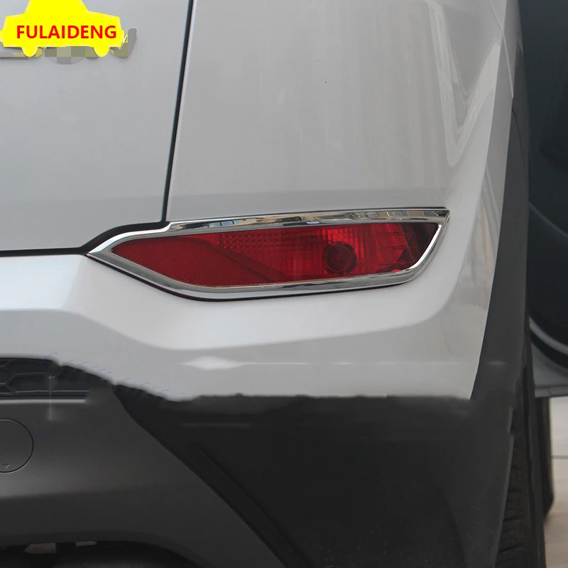 2 шт. для Hyundai Tucson 2016-2018 ABS Хромированная задняя панель ободок отделка Аксессуары