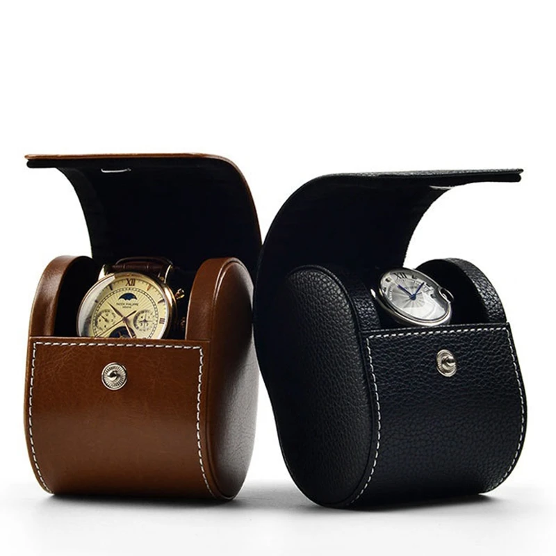 Вентилятор Xi новый тип Pu кожаный футляр для наручных часов с застежкой молнией