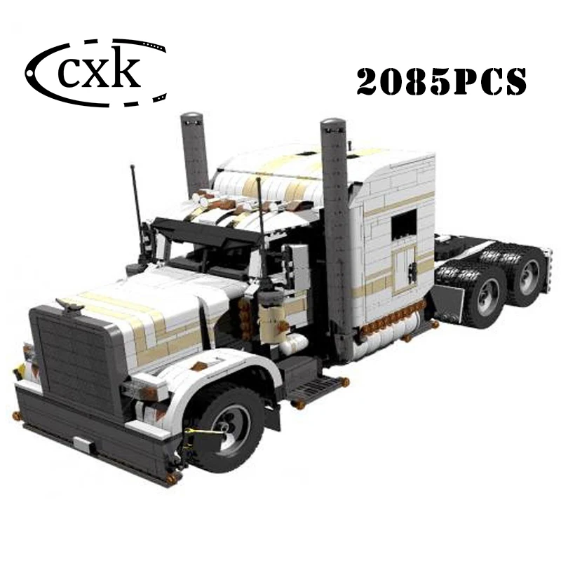 Высокотехнологичного автомобиля MOC 6138 RC Peterbilt 389 с ультра спальная седельный