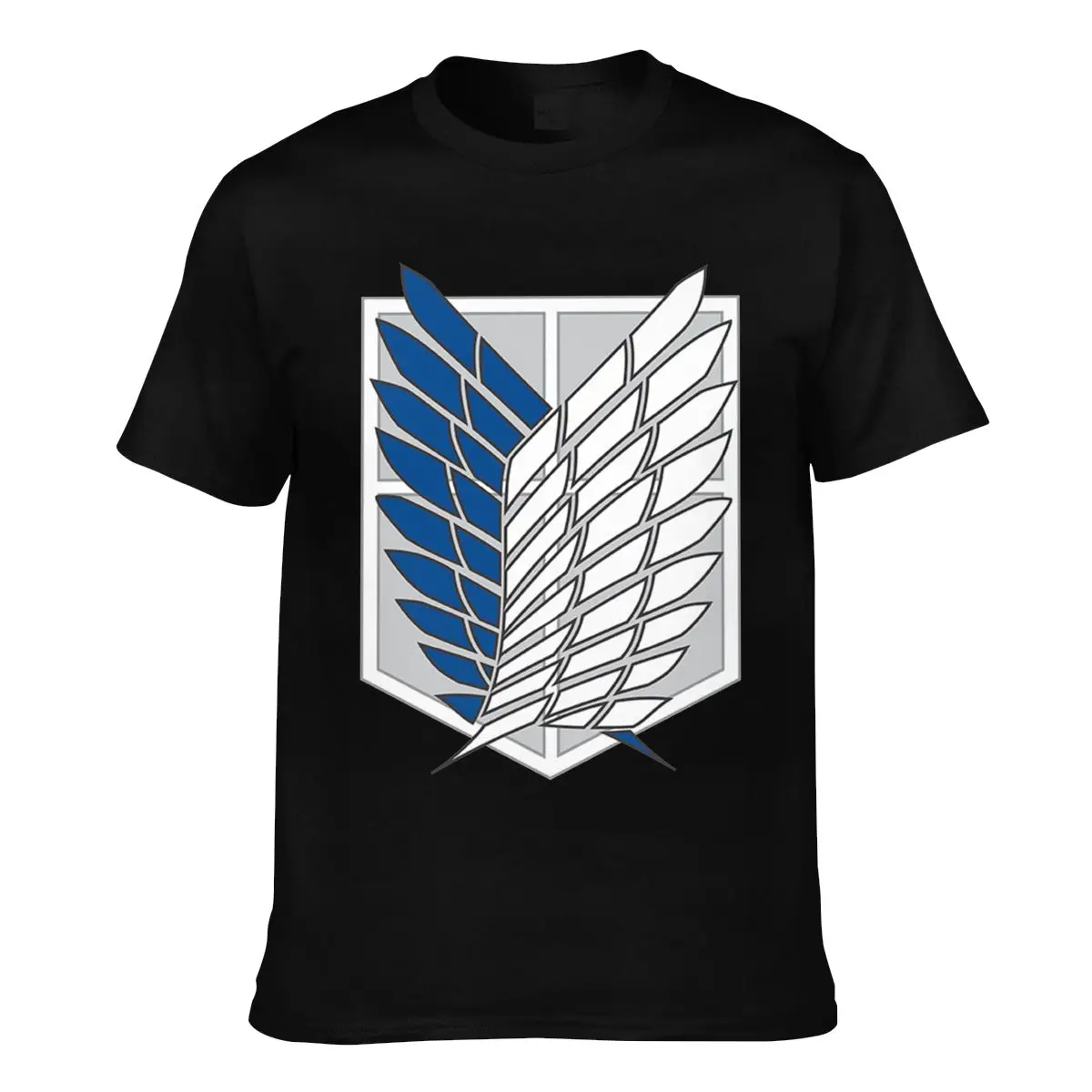 

Attack On Titan Wings T Shirt Freedom Short Sleeves Beach T-Shirt Printed Cotton Tshirt Man