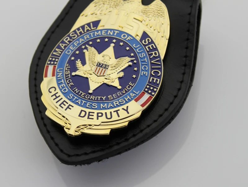Шейный значок отдела юстиции США Шейная цепочка Реплика главного представителя
