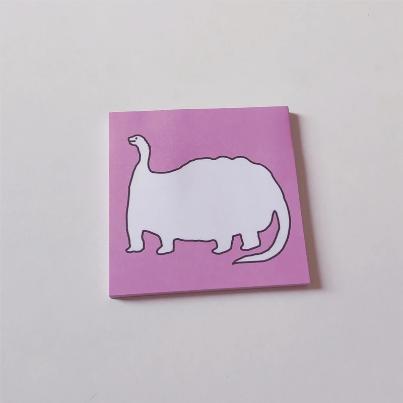 50 листов/партия Kawaii корейский INS милый блокнот с динозавром для рукоделия N Times Sticky