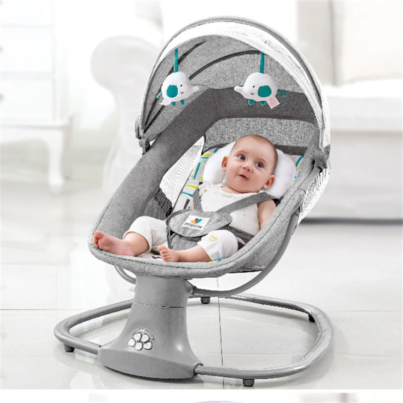 

Baby Electric Rocking Chair Baby Coax Baby To Sleep Newborn Cradle Bed Child Comfort Chair Recliner Multifunctional Crib Cradle