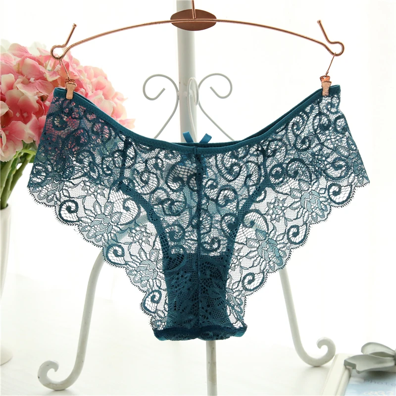 Женское нижнее белье бесшовные кружевные прозрачные сексуальные трусики