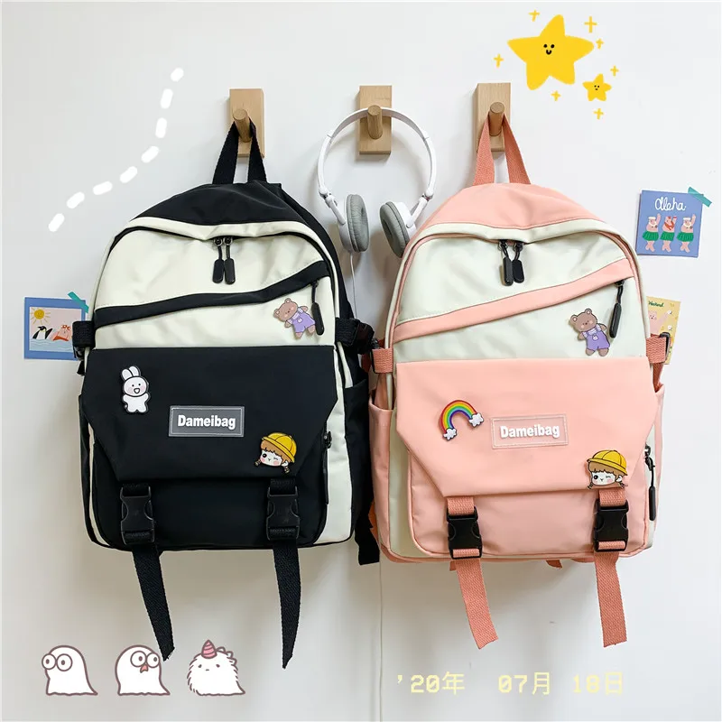 

Casual Backpack Waterproof Women Backpack Shoulder Bag Large Capacity School Bag For Teenage Girls Female Backpack Mochilas