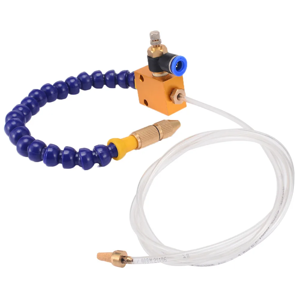 

Mist Coolant Lubrication Spray Nozzle System Unit Coolant Misting for Metal Cutting Cooling Milling Engraving Machine CNC Lathe