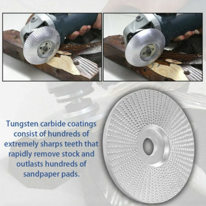 

Wood Tungsten Carbide Grinding Wheel Sanding Carving Tool Abrasive Disc for Angle Grinder DC156