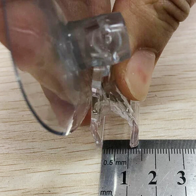 

15Pcs Sucker Clip Advertisement Display Business Card Holder Transparent Clip