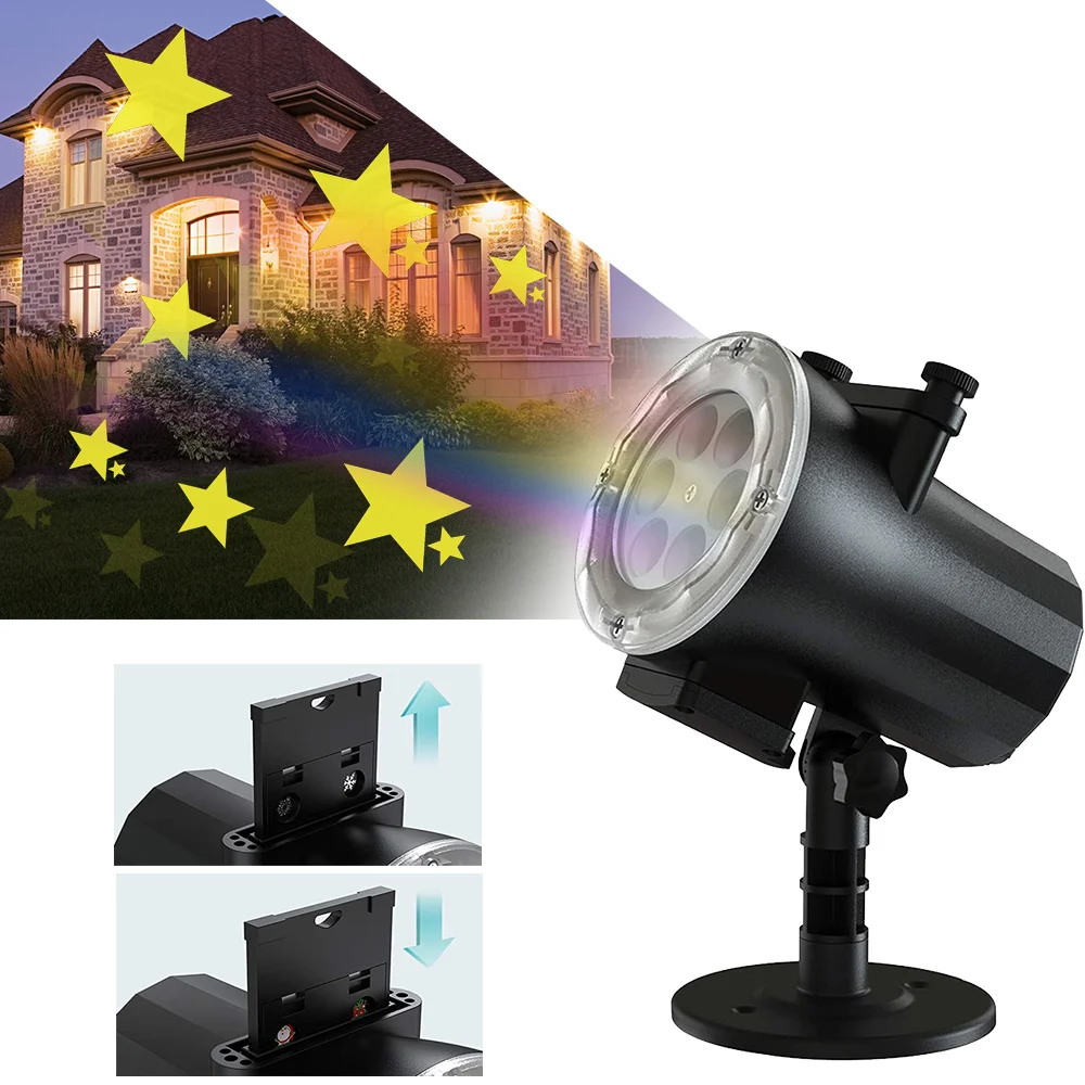 

12 Different Patterns Led Projector Light Christmas Projector Lamp Outdoor Waterproof Projector Choose Any Patterns Favorite