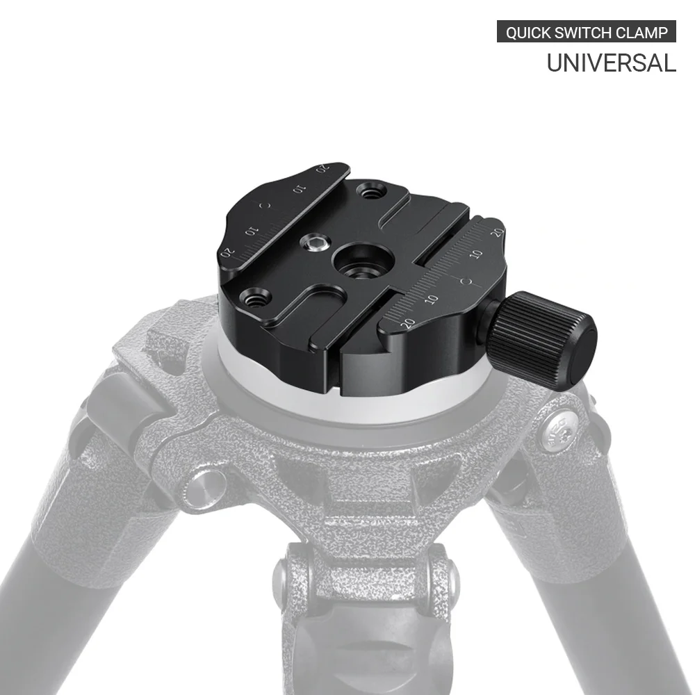 Быстроразъемный зажим для головки штатива SmallRig с пластиной (в стиле Arca-Swiss)