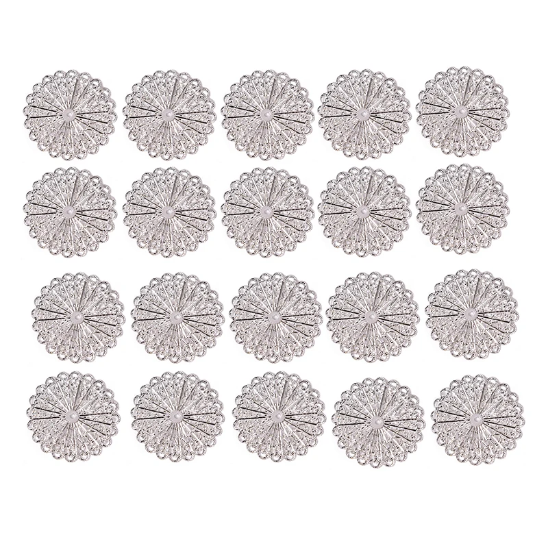 

20Pcs/lot DIY New Antique Bronze Mixed Metal Filigree Wraps Connectors Metal Crafts Gift Decoration
