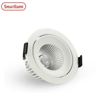 smartlumi dim to warm led downlight 8w spot light lamp recessed rotatable waterproof led light for indoor and outdoor lights