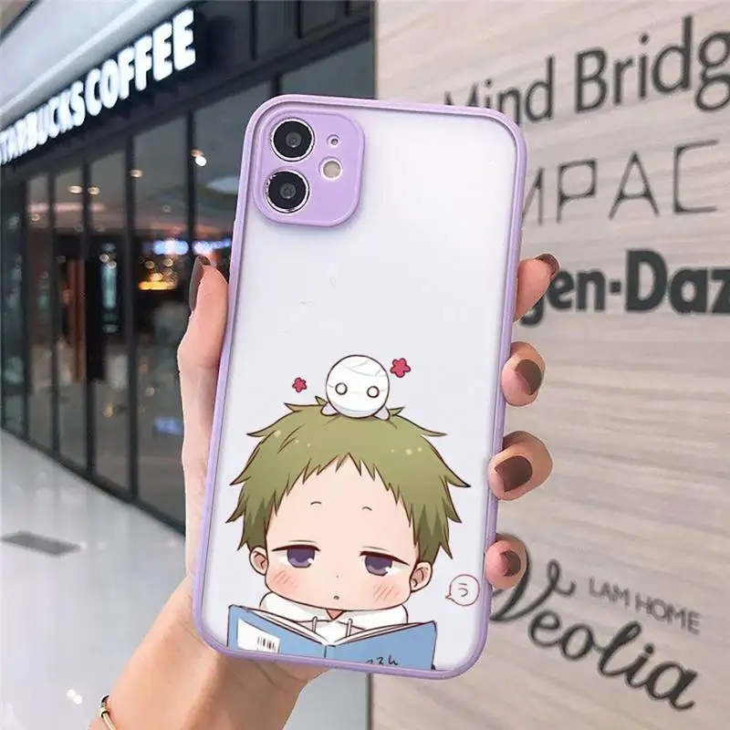 

School Babysitters Ryuichi Kashima Phone Cases matte transparent For iphone 7 8 11 12 plus mini x xs xr pro max cover