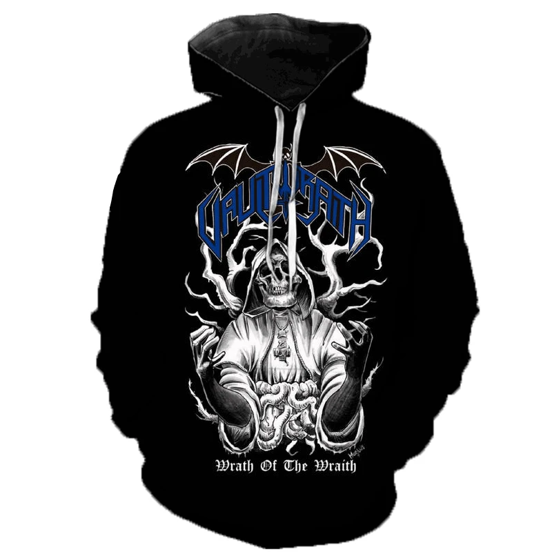 

Winter Skull Grim Reaper 3D Printing Hoodie Men's Women's Long Sleeve Hoodie Casual Hoodie Street Hoodie