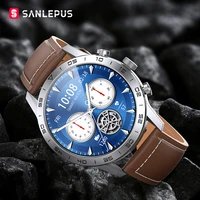 sanlepus wireless charging smart watch 2021 new ip68 waterproof smartwatch mens watches fitness bracelet for apple android