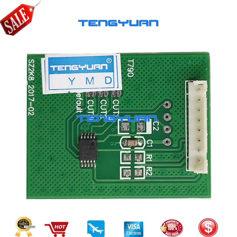 

New original chip decoder Board for HP T610 T620 T770 T790 T1100 T1120 T2300 chip resetter decryption card