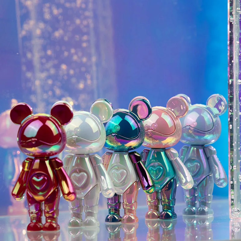 Figura ciega Original de la serie Candy Bear Interstellar para ni&ntilde;os y adultos, mu&ntilde;eco Kawaii, decoraci&oacute;n de colecci&oacute;n, modelo bonito, juguetes, regalos-4