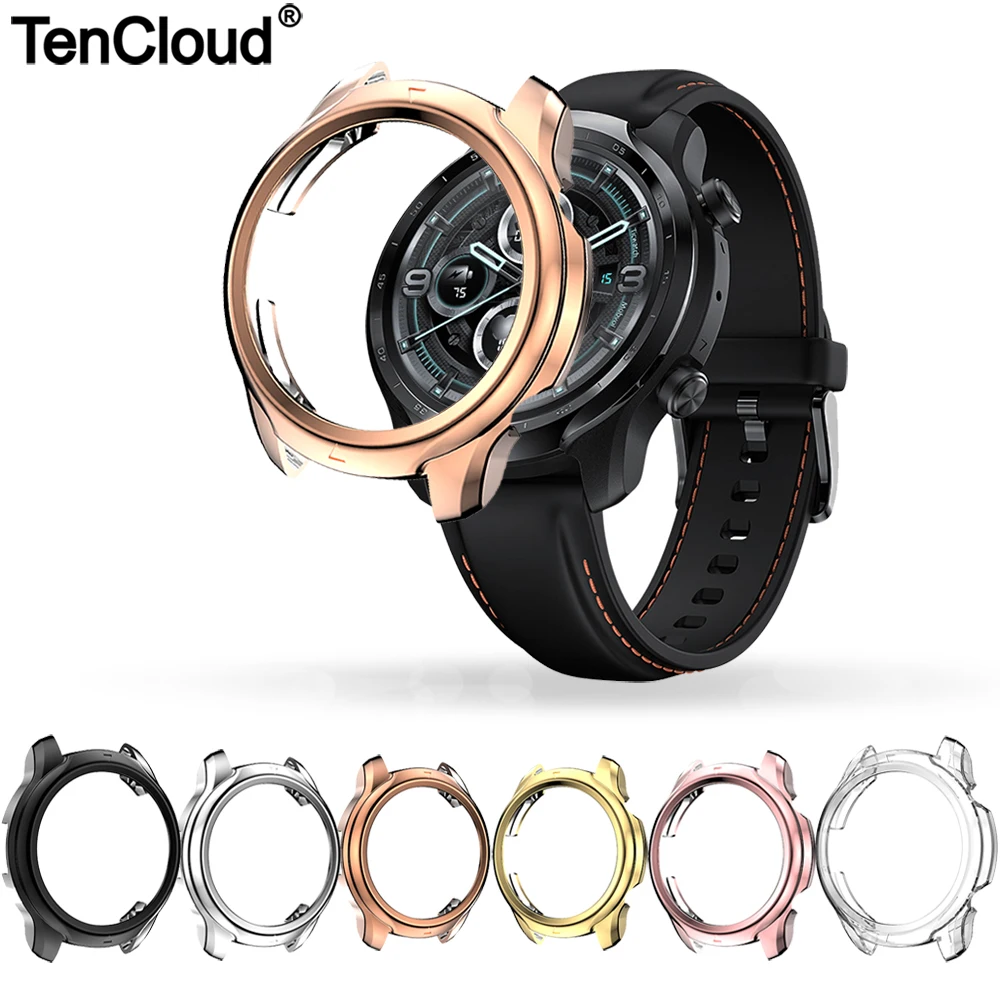 Чехол для часов Ticwatch Pro 3 защитный чехол из ТПУ с рамкой LTE | Электроника