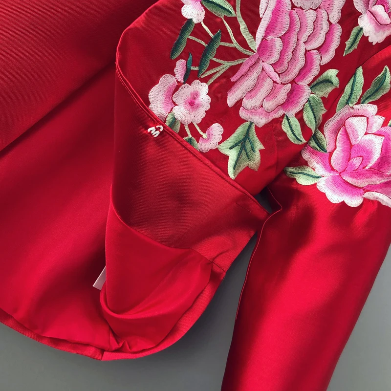 cheongsam топ китайский стиль Одежда традиционная китайская одежда для женщин qipao Топ пятнистая рубашка Женский Топ с вышивкой - Цвет: color1