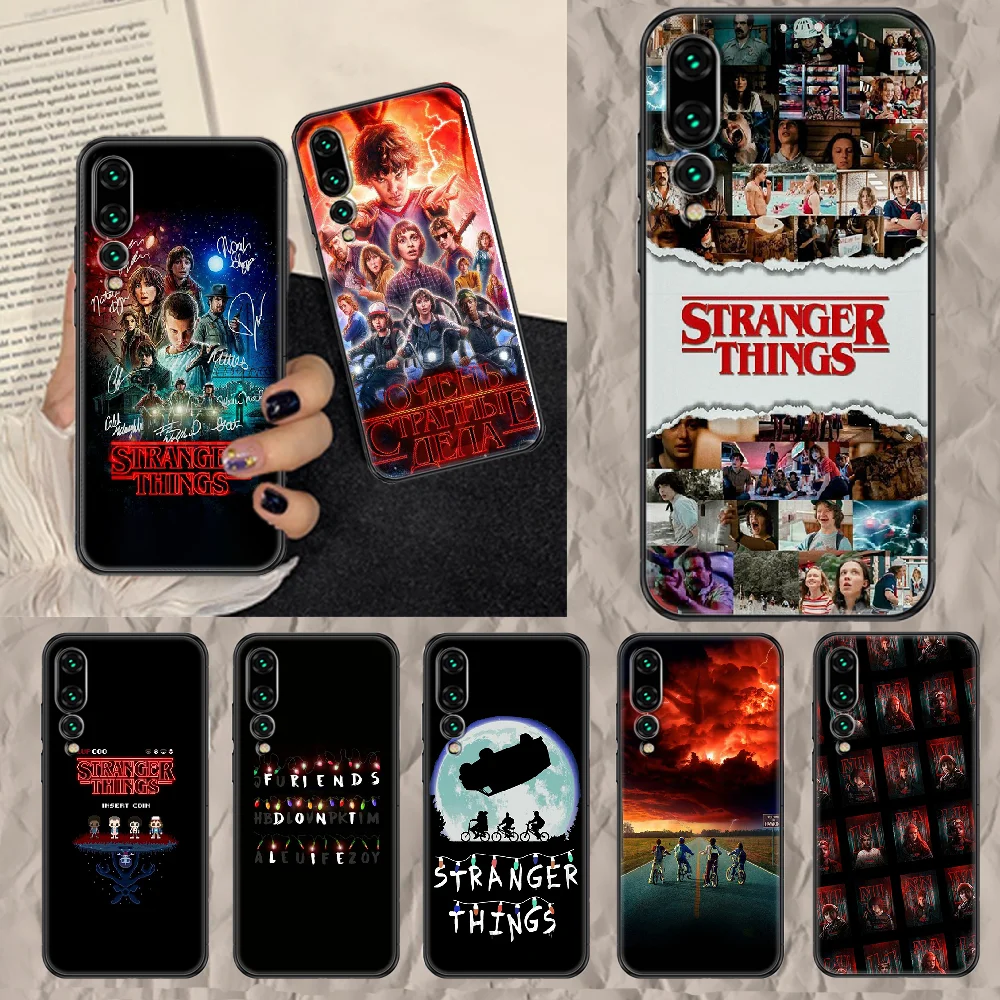 

Stranger Things Phone case For Huawei P Mate P10 P20 P30 P40 10 20 Smart Z Pro Lite 2019 black pretty cover trend prime painting