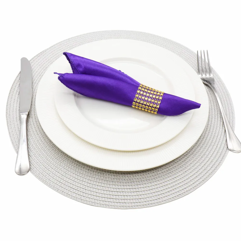 Все виды 4 шт. Настольный коврик из полипропилена для плетеной машины