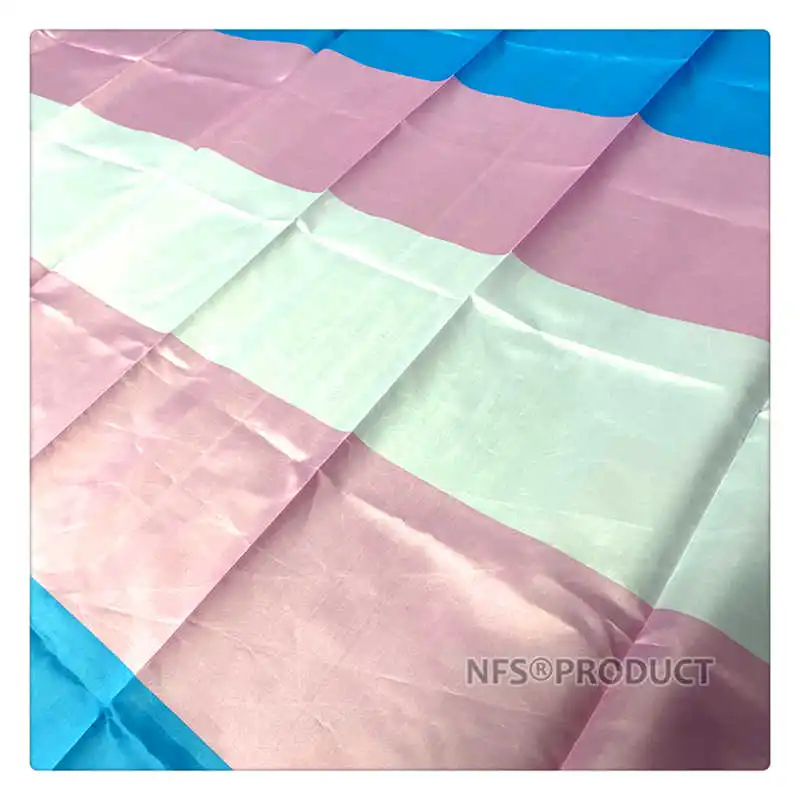 Тансgender флаг ЛГБТ гей-Прайд лесбиянок 90x150 см полиэстер Радуга ручной с