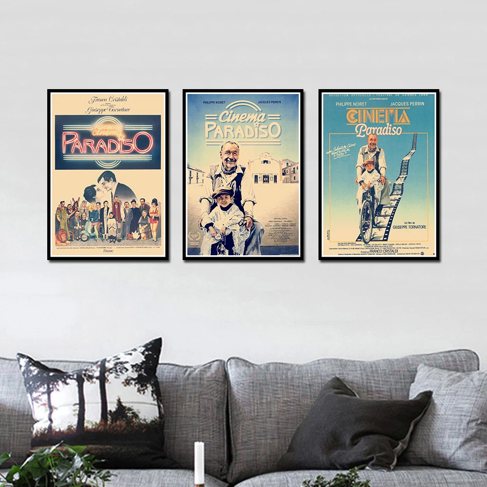 Кино Paradiso плакат декоративный DIY настенные холст Стикеры домашний бар арт