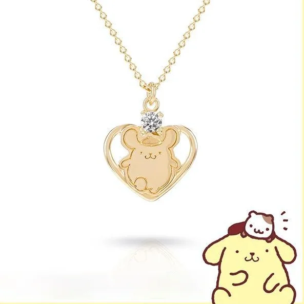 

Ожерелье из серебра 925-й пробы с похлопывающим помпоном