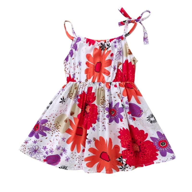 Детское платье 2020 новое модное для девочек Платье на бретелях Infantile платья из