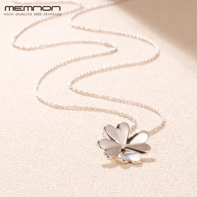 Весенние счастливые ожерелья Memnon 2019 с четырьмя листьями клевера для женщин