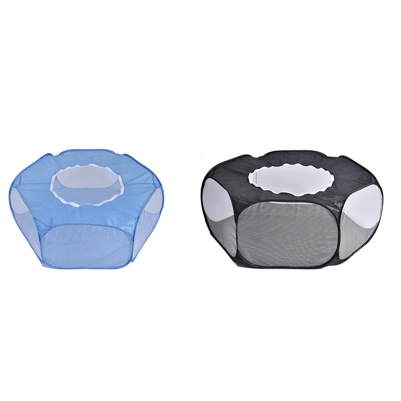 

Small Animals Cage Tent Breathable Transparent Playpen Pop Open Portable Folding Yard Fence for Hedgehog Guinea Pig Rabbit