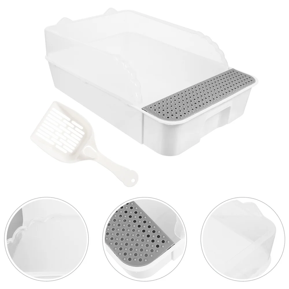 Полузакрытый туалет для кошачьего туалета с защитой от брызг | Дом и сад