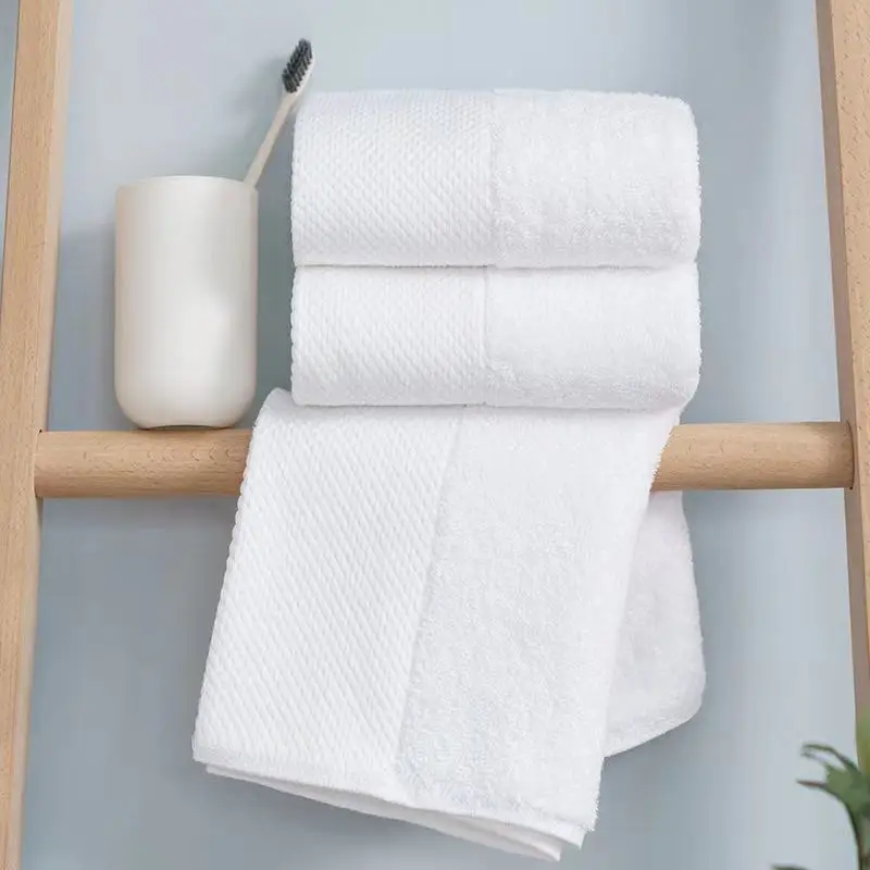 

Hotel towel thickened guesthouse white bath towel household bath towel absorbency